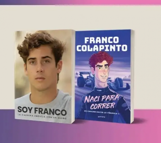 Franco Colapinto lanzó su libro: "Soy Franco", la historia detrás del sueño que lo llevó a la F1
